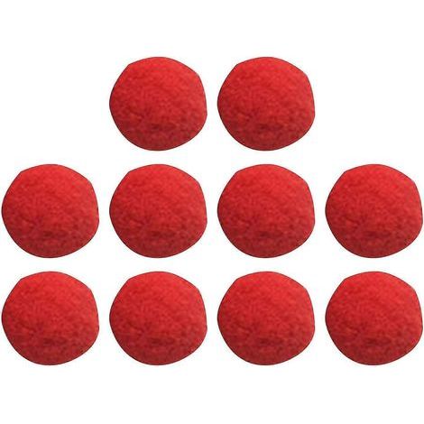 Lot de 10 balles à eau aux couleurs vives, libérant de l'énergie, mini ballons d'été, balles à eau pour jeux et activités de plein air.-Red (1/5)
