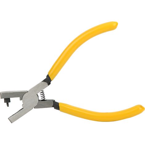 Pince à perforer pour montre, œillet jaune, bracelet en cuir, maillons de ceinture, outils de réparation manuelle (1/5)