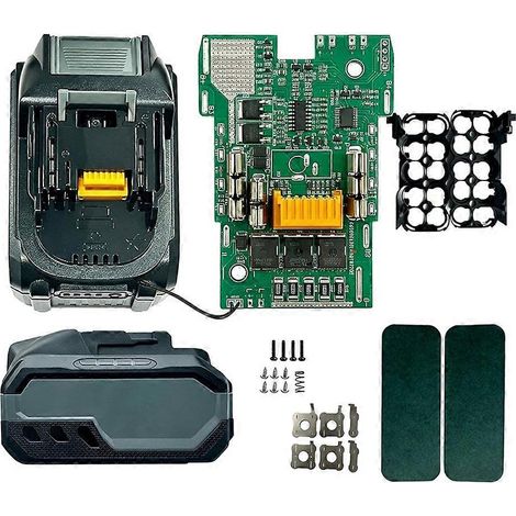 Kit de boîtier pour batterie Li-Ion 10X21700 pour outil électrique Makita, circuit imprimé de protection de charge, carte de charge rapide (1/5)
