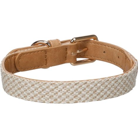 Chien Collier Lara Beige S 31-39cm 20mm (1/4)