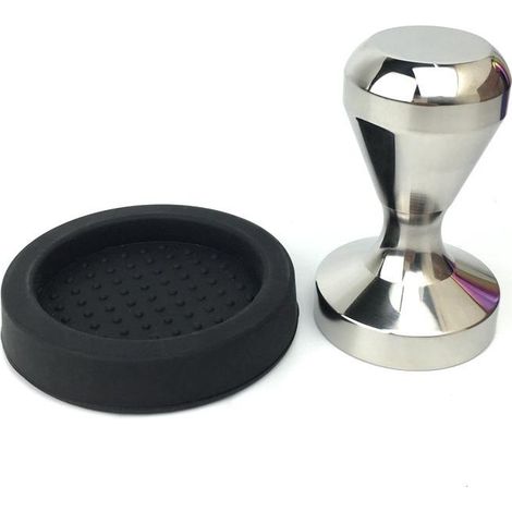 Machine à café expresso 60 mm avec base en acier inoxydable 304 et poignée en bois pour accessoires de machine à café expresso (1/5)
