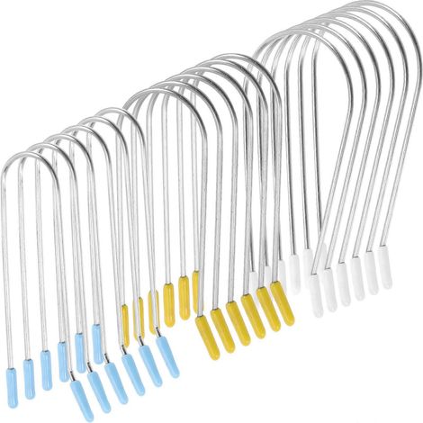 JANMIR-Pinces à friser chauffantes, pinces de rechange pour fer à friser, accessoires pour fer à friser chauffant, lot de 24 (1/5)