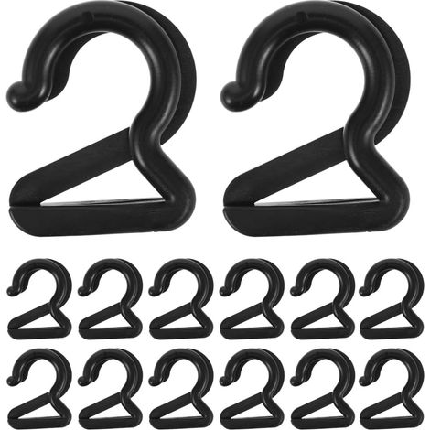 20 Crochets S en Plastique 3,5x2,8 cm pour Auvent Camping-Car – Accrochage Rapide (1/5)