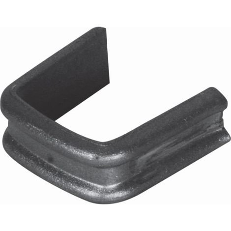 Collier volute laminé - Largeur intérieur du U 26mm en plat de 14x4mm - Fer forgé - À souder - DECO FER FORGE