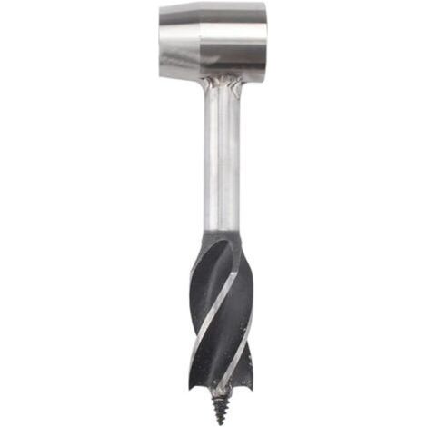 Outil de survie en plein air Scotch Eye Wood Auger Foret Stainlss Steel Manual Auger Hole Maker pour Camping Bushcrafting Backpackingdengyank (1/5)
