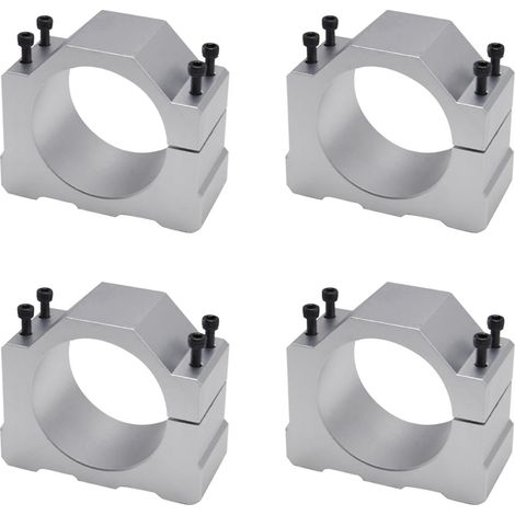 4 PièCes Moteur de Fraiseuse CNC à Broche avec 16 Vis Support de de Pince de Broche 65Mm (1/4)