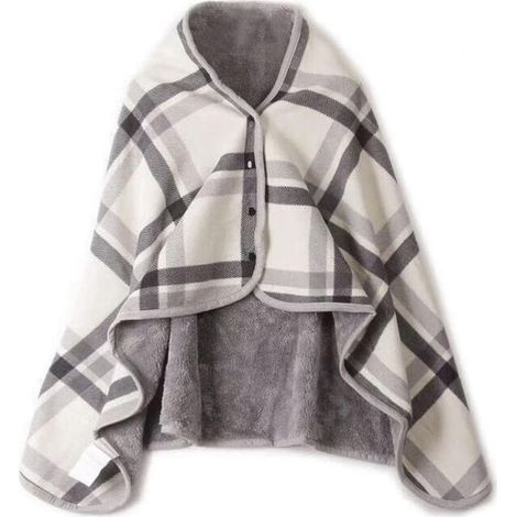 Couverture Chauffante USB, Plaid Chauffant pour Adultes, Chauffage électrique, écharpe Chaude, Cape Chauffante (1/5)