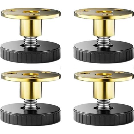 [NON UTILIZZATO] gambe regolabili per mobili, gambe per mobili da 33-40 mm, per armadi, gambe del letto, tavoli, divani