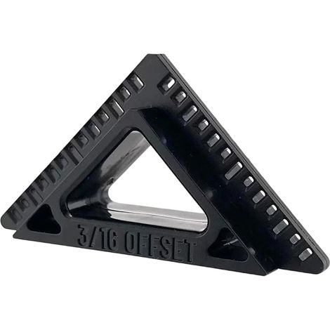 Outil de finition à décalage multiple et cale de haute précision Outil de marquage pour moulures de porte, plinthes, chaises, étagères, travaux de menuiserie pour débutants (maison, garage, etc.)