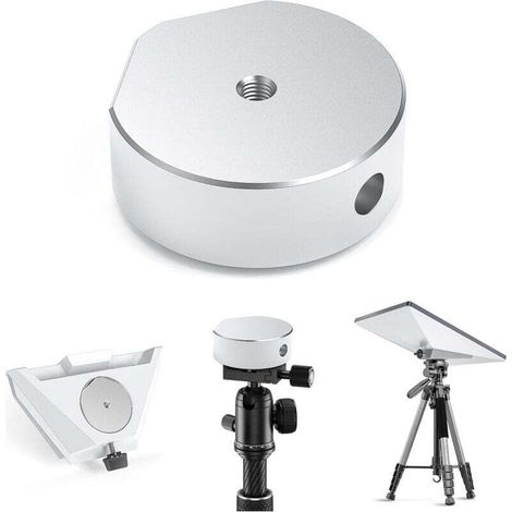 Adattatore mini per treppiede in lega. Attacco mini. Filettatura da 6,35 mm a 20 mm. Compatibile con treppiedi standard da 6,35 mm. (1/4)