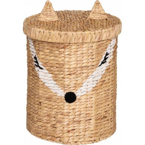 Atmosphera Renard cesto di immagazzinamento naturale 50x37 cm