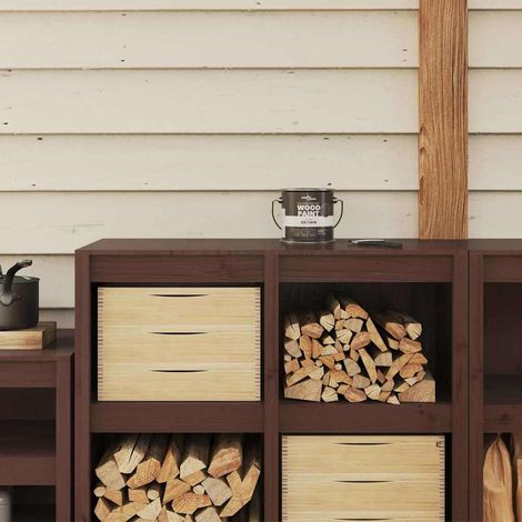 Holzfarbe Braun 2,5 L Wanddruck