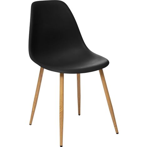 Sedia taho 44cm nero - Atmosphera créateur d'intérieur (1/4)