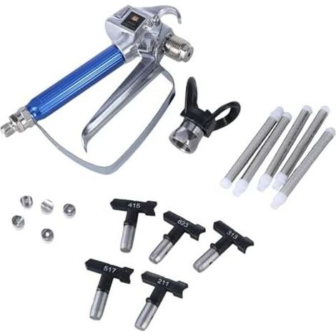 Airless-Spritzschlauch-Set mit Pistole, Düsen, Düsenschutz, Airless-Maschine, für industrielle Anwendungen - (1/5)