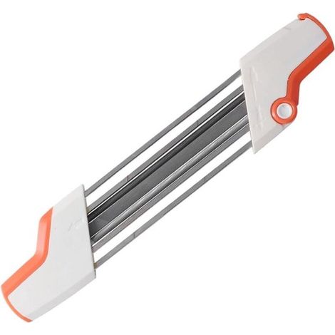 Porte-lime 2-en-1 – Chaîne de tronçonneuse – 3/8 pouce – Accessoire d’affûtage (1/3)