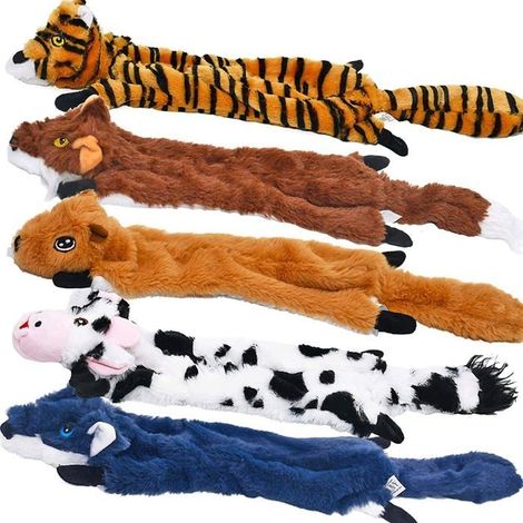 Lot de 5 jouets couineurs pour chien, jouets crépitants (1/3)