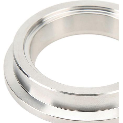 Bride d'entrée de soupape de décharge 44 mm en acier inoxydable 304, à souder, bride à bande en V, remplacement pour l'entrée côté Tial MVR (1/5)
