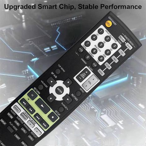 RC-645S Ersatzfernbedienung für Heimkinosysteme HT-S4100, TX-SR304, TX-SR304S, HT-S4100S, HTS4100, Schwarz (1/4)