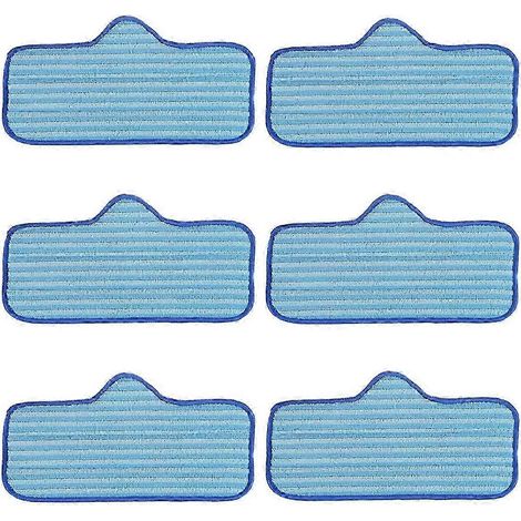 Lot de 6 lingettes de nettoyage en microfibre AURA pour nettoyeur vapeur Neat, réutilisables et lavables en machine, pour sols en bois dur, carrelage et pierre. (1/5)