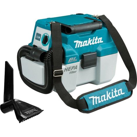 Makita DVC750LZX1 18V Brushless Wet & Dry Vacuum Cleaner LXT L-Class + Strap (1/5)