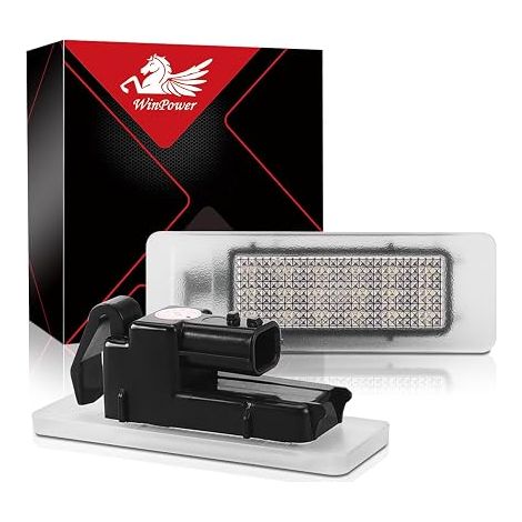 Éclairage de plaque d'immatriculation LED Feu de Plaque 6000K Blanc Ampoule Compatible avec II III 265102291R (1/5)