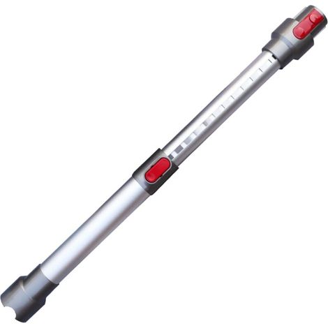 Verstellbares Verlängerungsrohr für Dyson V7 V8 V10 V11 V15 Akku-Staubsauger (40-70 cm verstellbares Teleskoprohr, silber) (1/2)