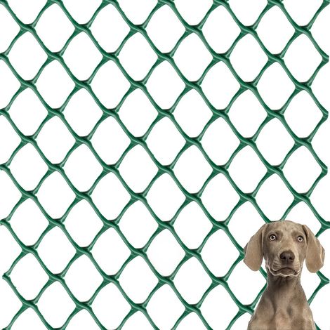RETE SALVAPRATO IN PLASTICA PER CANI 1X5 M VERDE