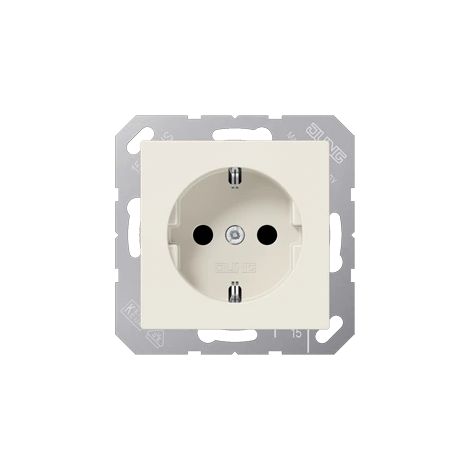 Jung Enchufe SCHUKO®, 16 A 250 V , termoplástico, serie AS, blanco A 1520 BF