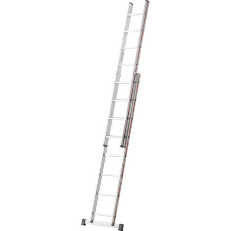 Hymer Stufenschiebeleiter zweiteilig, 8 Stufen (1/5)