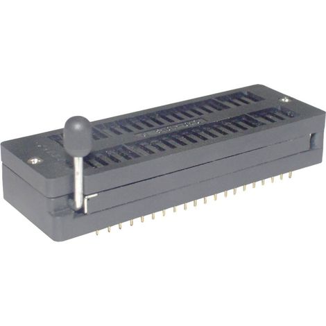 Connfly DS1043-32FB Zoccolo IC da test Passo: 2.54 mm Numero Poli (num): 32 1 pz. Tubo (1/4)