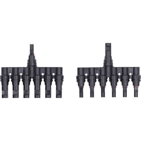 1 Paire de connecteurs solaires T7, câble parallèle pour panneaux, coupleur de dérivation, outil de montage DIY (1/5)