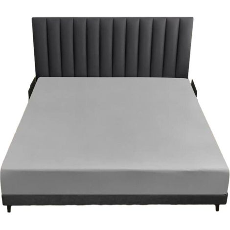 Protège-Matelas - Imperméable TPU - Microfibre Douce - Pour Matelas 120 x 200 cm - Bonnet 30 cm - 1 Pièce (1/4)