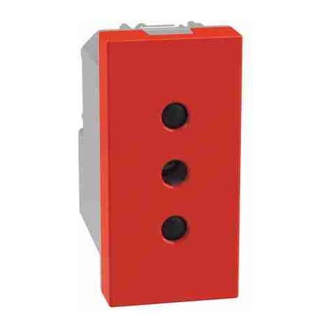 Conector BTIJ4113R 2P+T 10 A 250 V CA - Distancia entre centros: 19 mm