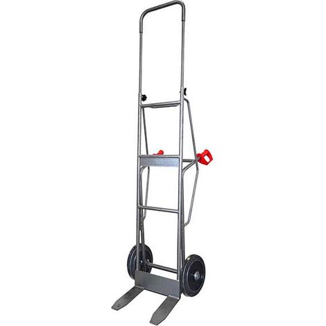 Sackkarre mit Gabeln 250kg - Elastomerräder schwarz geräuscharm - DMPO250-RSN