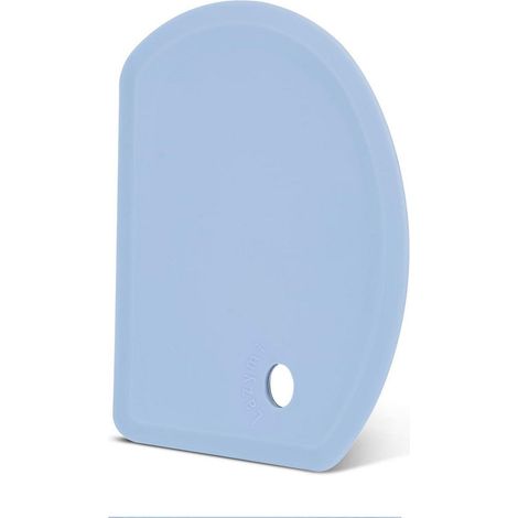 Flexibler Silikon Teigschaber Groß, Antihaft, Blau, 15.2x10.9cm