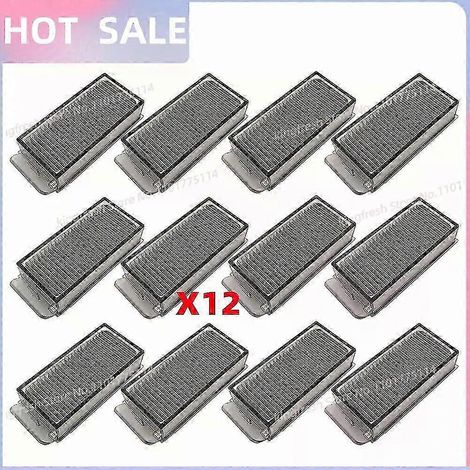 Convient pour Dreame L40S Pro Ultra/X50s Ultra Pièces Brosse latérale Filtre Chiffon Sac à poussière Argenté (1/5)