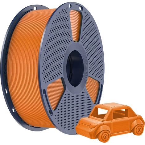 Filamento per stampante 3D, diametro 1,75 mm, elevata trasparenza, PETG-ARANCIONE (1/2)