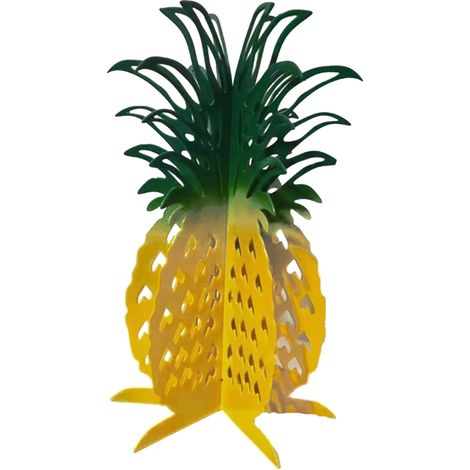 Adorno decorativo  Adorno de piña A  Objeto de metal (192 g)  Decoración de mesa y plantas (1/5)