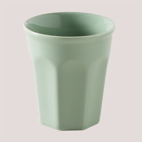 SKLUM 4er-Pack Becher 30 cl aus Porzellan Giulin Grün Minze