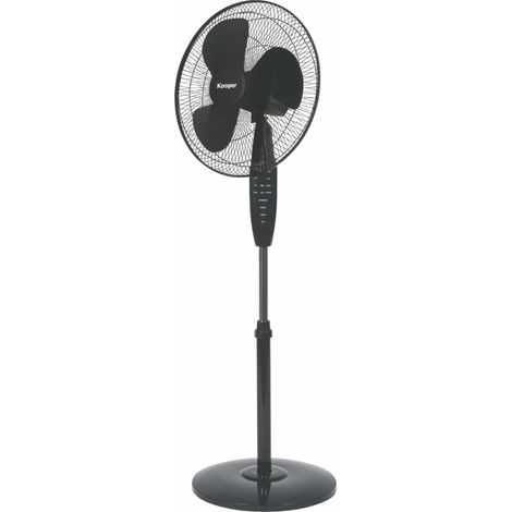ventilatore a piantana kooper nero 45w (1/4)