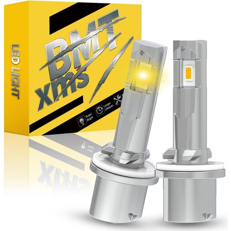 LED 3000K Amber Yellow Bulb, Pack of 2 (1/5)