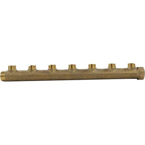 Collecteur entraxe 50mm Mâle Femelle 3/4 -7 Départs Mâle 1/2