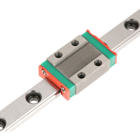 1 pièce bloc coulissant miniature en acier haute précision pour rail de guidage linéaire 300mm / 11,8 pouces (1/5)