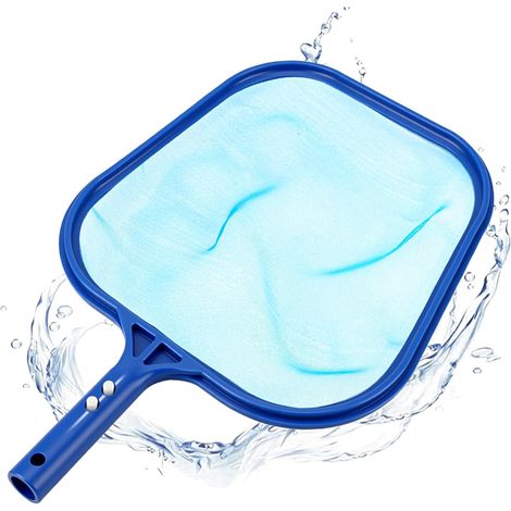 Filet Écumoire de Piscine Professionnel avec Cadre Robuste, VELUNOR, Maille Fine en Nylon pour Nettoyage Rapide des Débris (1/5)