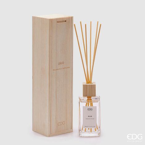 EDG Enzo De Gasperi Profumatore Bottiglia Essential 330 Ml H 16 Cm Oud