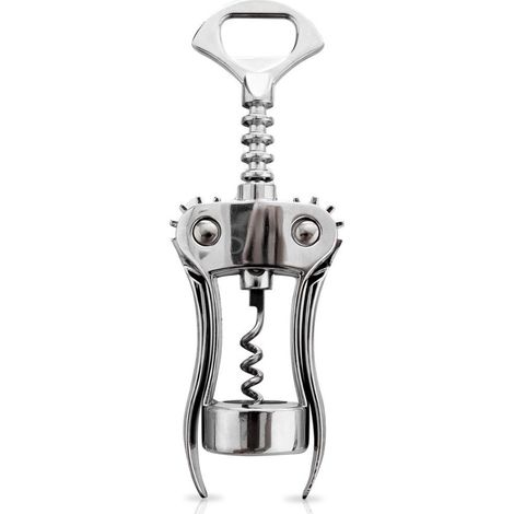 Sacacorchos de vino, abridor de botellas de metal, elegante accesorio de cocina (1/5)