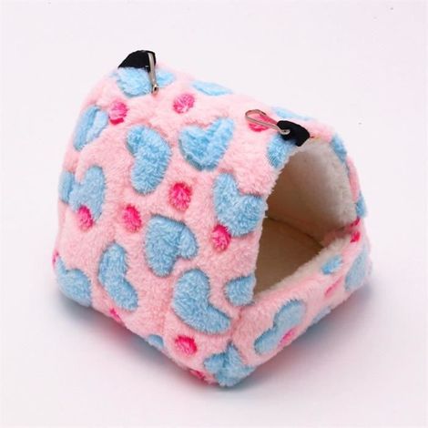Nid d'oiseau - Snuggle Hut - Perroquet - 8x8 cm - Tente Suspendue - Hamac Confortable (1/4)