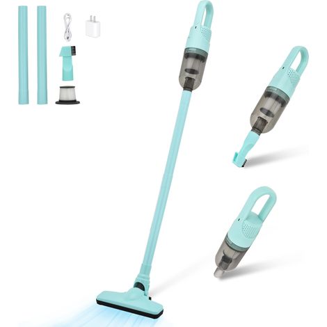 Aspirateur à Main sans Fil 6-en-1, Mini-aspirateur Portable - Vert (1/5)