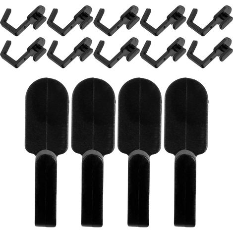 Lot de 30 crochets porte outils universels en plastique en