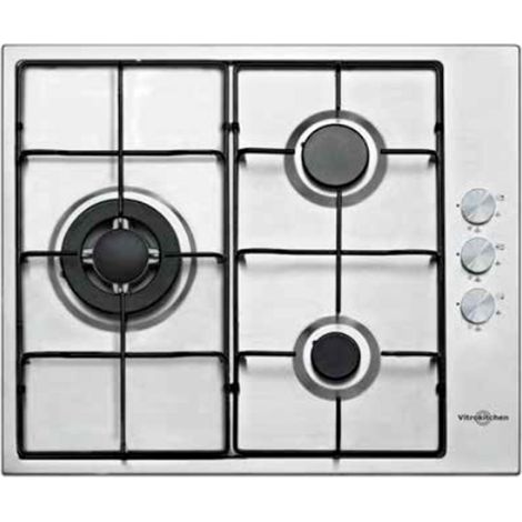 Vitrokitchen EN630LIN - Encimera De Gas 3 Zonas Coccion Ancho 60 Cm (1/2)